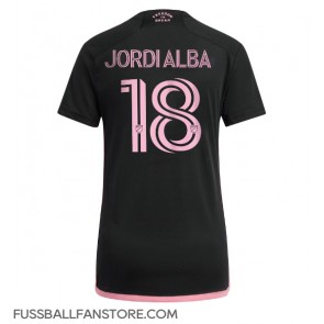 Inter Miami Jordi Alba #18 Replik Auswärtstrikot Damen 2024-25 Kurzarm